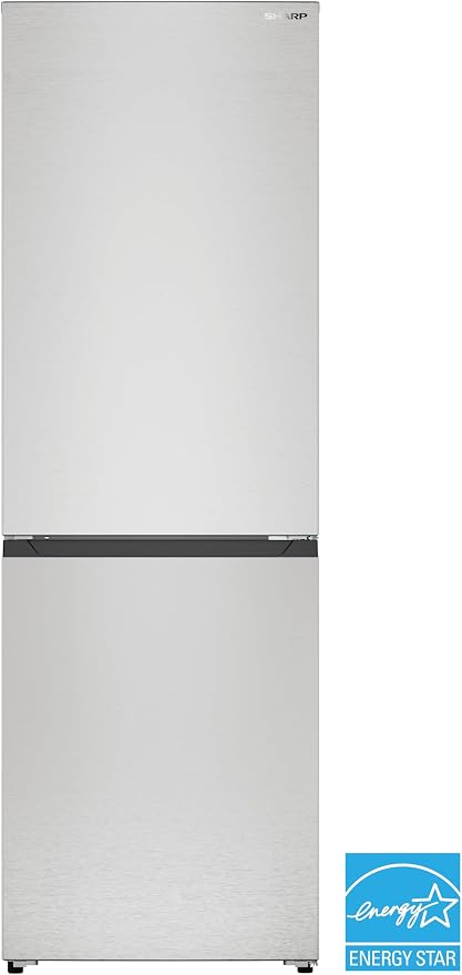 Sharp SJB1255GS 11.5 cu.ft. Counter Depth 24 in. 2 Door Refrigerator | Counter-Depth, Garage Ready