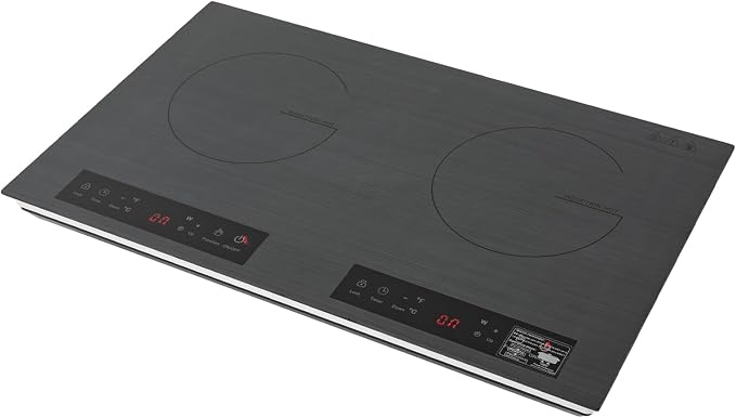 Induction Cooktop, 2600W Induction Cooker, Electric Hot Plate for Cooking Portable Hot Plate Countertop Cooker with Temperature Control