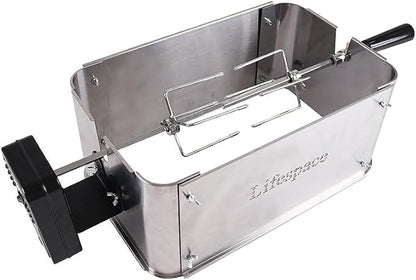Lifespace Go-Anywhere Portable Grill Rotisserie Riser Extension Kit