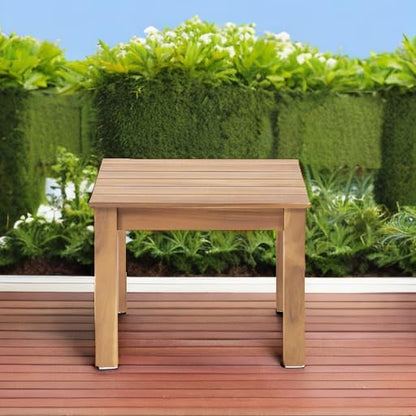 Christopher Knight Home Obreanna Outdoor End Table, Brown Patina Finish