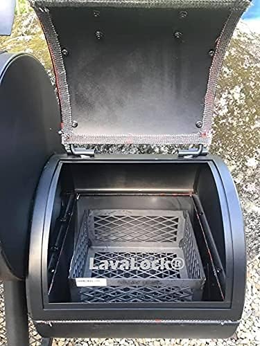 LavaLock® LASER Charcoal Basket 12 x 10 x 6" - Vertical Horizontal UDS smoker coal (firebox) LL-12106-R2