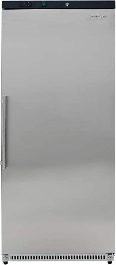 Hamilton Beach 19.2 CU FT Commercial Upright Refrigerator W:30.6" x L:27.4" X H:74.4" (Stainless Steel)