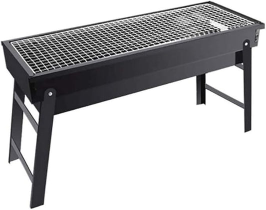 Portable BBQ Grill,Charcoal Stove Stainless Steel Foldable Barbecue Tool,Foldable Charcoal Grill for Camping Fishing Outdoor Activities