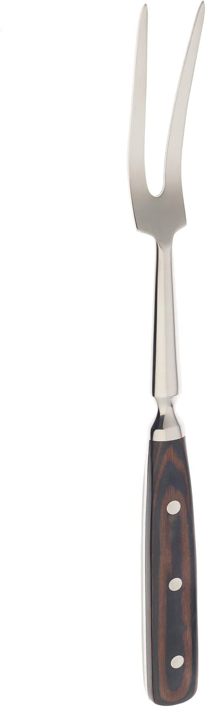 Mercer Culinary Praxis Forged Fork with Wood Handle, 12-1/4 Inch, Wood