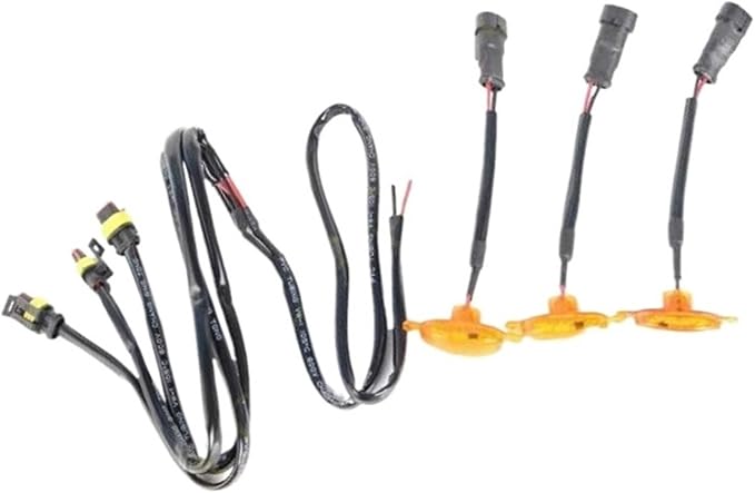 For Chevrolet for Colorado 15-16 for Raptor Style Grille LED Lights 3-Pack Grill Decoration