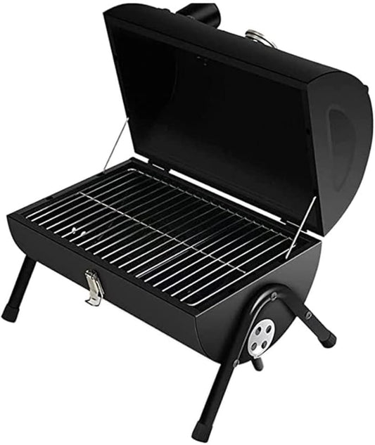 Charcoal Grill Portable Charcoal Grill Stainless Steel Tabletop BBQ Grill for Outdoor Cooking Picnic BBQ Grill