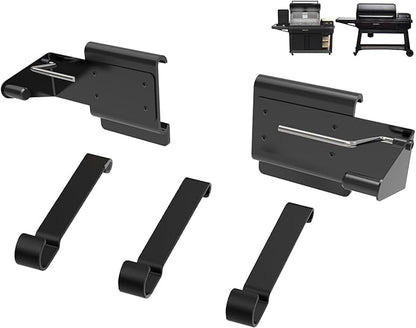 BAC644 Paper Towel Roll Holder for Traeger Grills P.A.L. Pop-And-Lock Roll Rack, Traeger Ironwood, Timberline, Flatrock Grills, BAC614 Adjustable Holder &BAC643 Hook for Traeger Pal Accessories