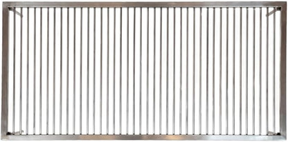 Argentina Stainless steel & Iron grill asado parrilla BBQ 100x50cm / 39.3x19.6in (Large)