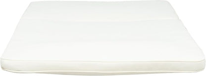 Christopher Knight Home 309784C Shane Chaise Lounge Cushion Outdoor Set of 2 with Removable Cover, 2 Piece Water-Resistant Lounge Chair Cushion 78.75" L x 23.75" W x 1.5" H Cream