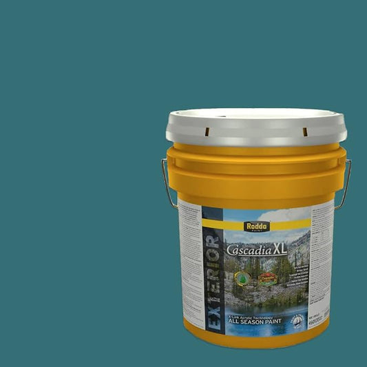 Rodda Paint CASCADIA XL Exterior Satin Paint & Primer in One, 5-Gallon, Blue Period