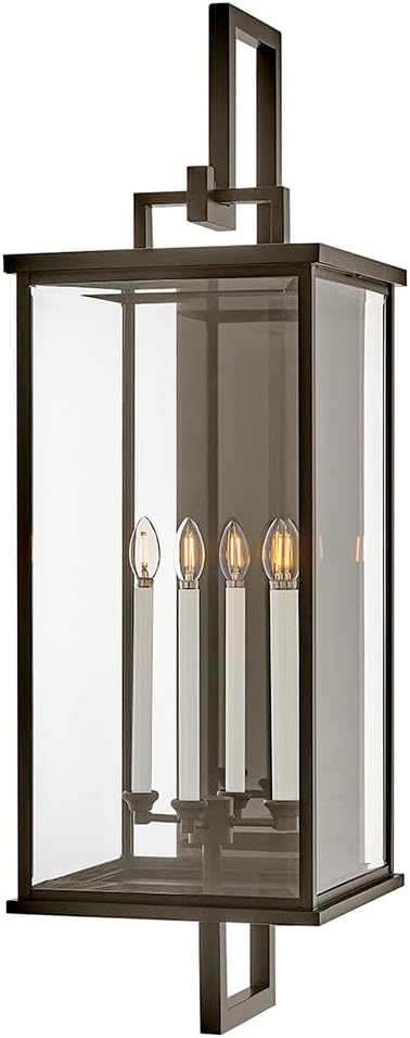 Hinkley Weymouth Grande Wall Mount Lantern, Oil Rubbed Bronze