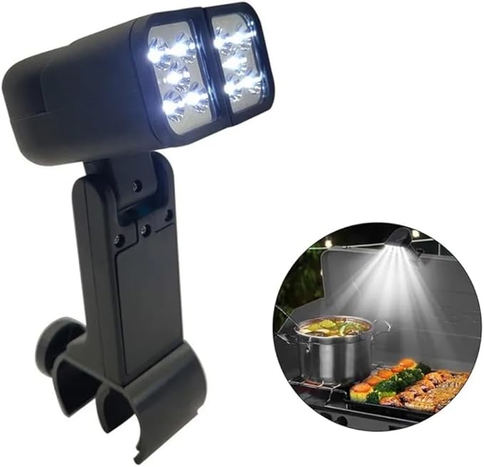 Portable BBQ Grill Light LED Light Flashlight Light Rotatable Camping Light BBQ Grill Accessories