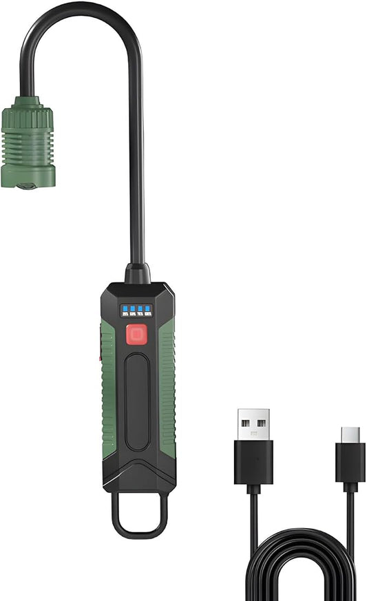 Long Battery Life Barbecue Light with Transportable Hook Flexible Tube Attractive Base for Barbecue Backpacking Battery Measure
