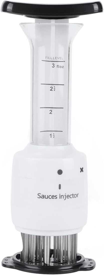 Meat Injector Professional Stainless Steel Marinade Seasoning Tool for Quick Flavor and Tenderizing, for Kitchen Accessory