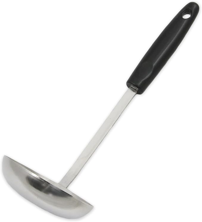 Chef Craft Select Cooking Ladle, 11.5 inch, Stainless Steel