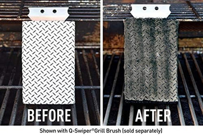 Proud Grill Q-Swiper Easy-Clean Moist, Tough BBQ Grill Cleaning Wipes, 40ct | Bristle-Free BBQ Cleaner, Heavy-Duty Thick Degreaser Wipes, Grease & Grime Remover for Outdoor Barbecue Grills, Disposable