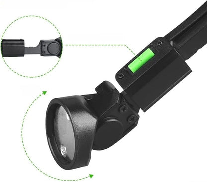 Rechargeable Neck Light, USB Dual LED Neck Lamp With Flexible Rotating Heads And Magnetic Mount For Hands-Free Lighting