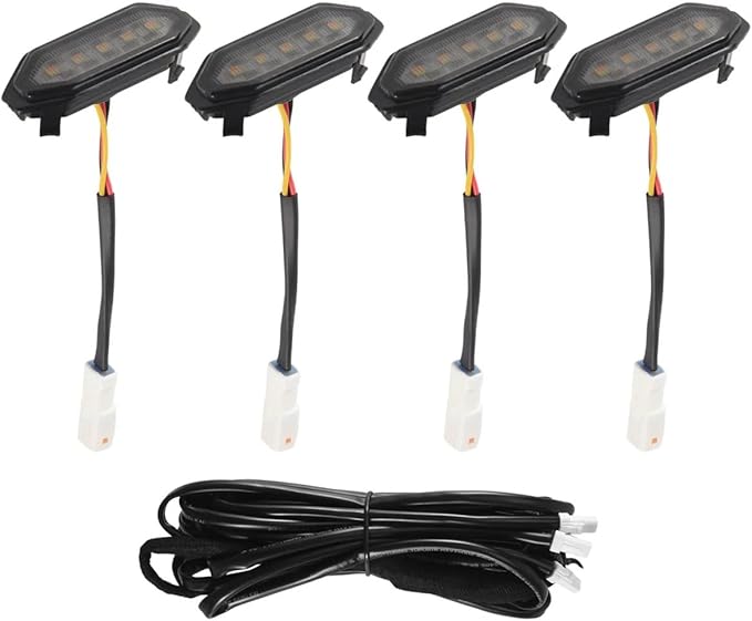 Front Grille Lights White Amber Light External Grille Lamps for Suzuki for Jimny JB64 JB74 2019 2020 2021