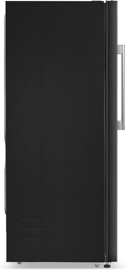 Commercial Cool 11.1 Cu. Ft. Convertible Freezer Refrigerator, Upright Fridge with Glass Shelves, Reversible Door, ENERGY STAR rated, Auto Defrost, CCUC1110GB, Black | Upright Fridge with Glass Shelves, Reversible Door, ENERGY STAR rated, Auto Defrost,...