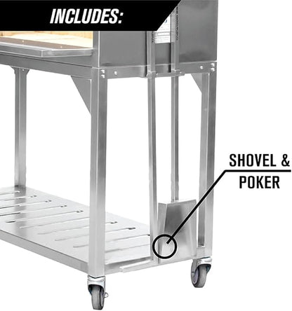 TAGWOOD BBQ Fully Featured Argentine Grill Santa Maria Grill Style With Brasero Stainless Steel | BBQ03SS