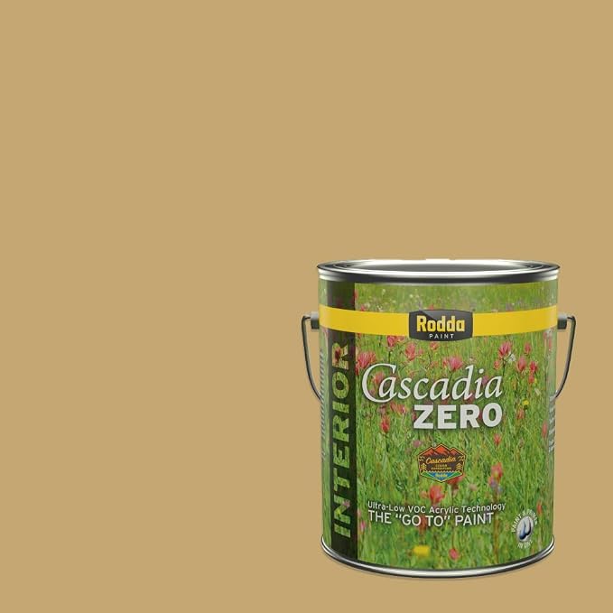 Rodda Paint CASCADIA ZERO Interior Flat Paint & Primer in One, 1-Gallon, Jungle Expedition