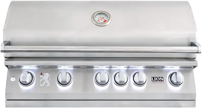 Lion L90000 40-Inch Built-in Propane Gas Grill with Rear Infrared Burner