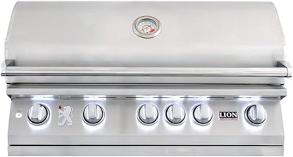 Lion L90000 40-Inch Built-in Propane Gas Grill with Rear Infrared Burner