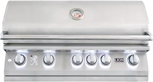 Lion L90000 40-Inch Built-in Propane Gas Grill with Rear Infrared Burner