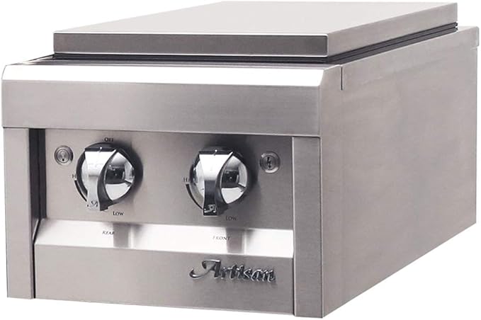 Artisan Built-In Double Side Burner, Propane (ARTP-SB2-NG)