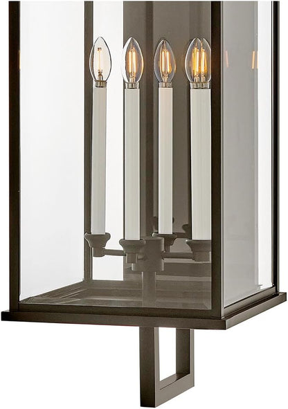 Hinkley Weymouth Grande Wall Mount Lantern, Oil Rubbed Bronze