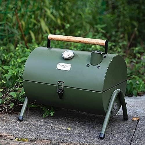 Bbq Grill Charcoal Grill Charcoal Stove Portable Outdoor Barbecue Home BBQ Accessories Barbecue Grill Outdoor Travel Barbecue Tools Barbecue Grill Charcoal Griddle (Color : Green)