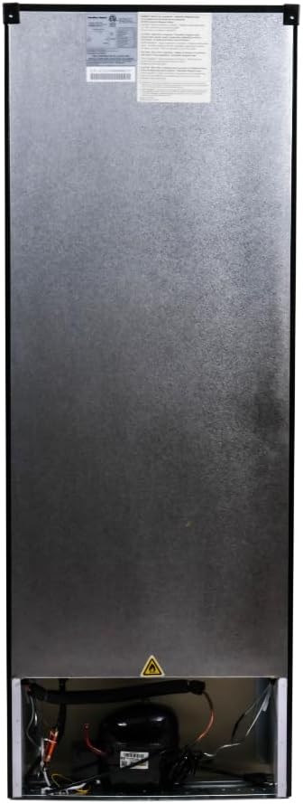 Hamilton Beach Upright Freezer, Deep Freeze, Stainless Steel Freezer with Drawer Compartments, 11 cu. ft. Freezer – 25”D x 23.6”W x 66.5”H