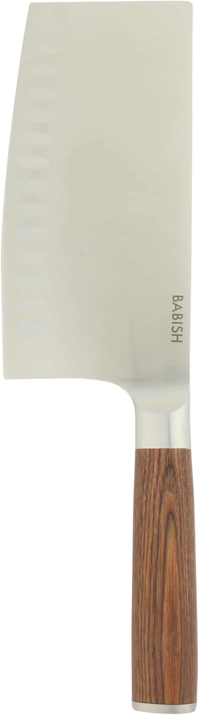 Babish 6.5-Inch Forged Cleaver Knife with Dark Pakka Wood Handle – High-Carbon 1.4116 German Steel Full Tang Kitchen Knife for Heavy-Duty Chopping and Slicing