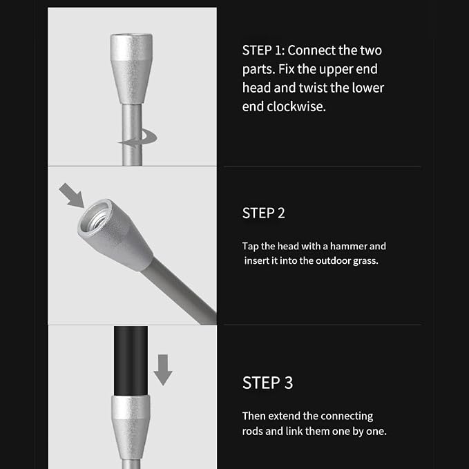 Portables Camping Light Poles Regulable Fishing Hanging Light Fixing Stand for Outdoor BBQ Fishing Trip