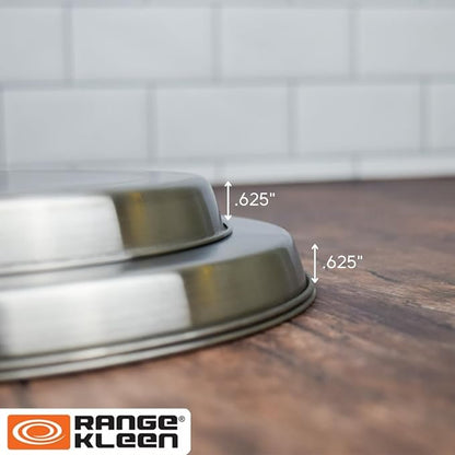 Range Kleen 550 Stainless Steel Round Burner Kovers, Set of 4