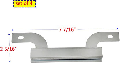 Parts Kit DG261 Replacement for Brinkmann 810-1575-W Gas Grill - Stainless Steel Burner, Carry-Over Tubes, and Heat Plate