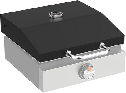 Upgrade Hinged Lid for Blackstone 17 inch 1832 Adventure Ready, Griddle Lid for 1832 Grill, Griddle Hard Cover Flat Top Lid Replacement Parts for 17" Blackstone Griddle Hood