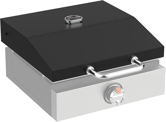 Upgrade Hinged Lid for Blackstone 17 inch 1832 Adventure Ready, Griddle Lid for 1832 Grill, Griddle Hard Cover Flat Top Lid Replacement Parts for 17" Blackstone Griddle Hood