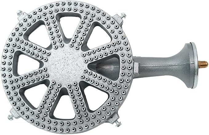 COOKAMP Cast Iron Propane Burner Head with Brass Fitting Orifice (SH16-DIY Burner)