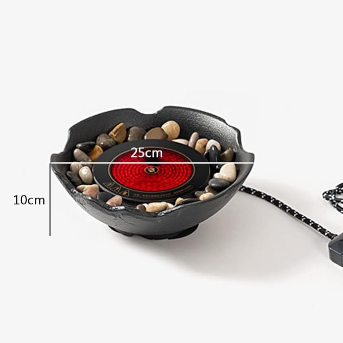 Electric Tea Cooker, Electric Ceramic Stove Roasting Tea Tea Maker, Portable Stove Burner for Cooking Camping,A