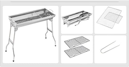 Complete Set of Outdoor Camping Carbon Barbecue Grill Home Charcoal Rack