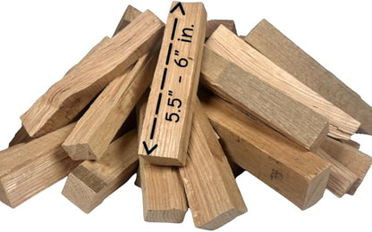 14 Lbs Pizza Oven Wood. Premium White Oak Kiln Dried 6 Inch Mini Split Logs. Approx. 70-80 Splits per Box. for use with Ooni, Gozney, Solo Stoves, Mesa XL, Grilling, Smoking and Much More.