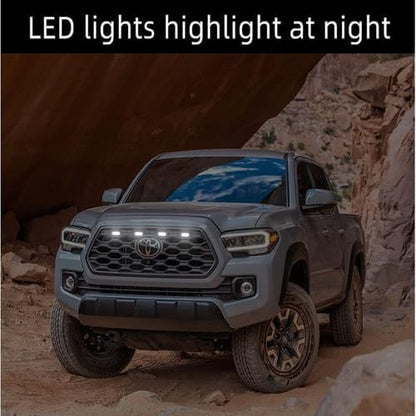 Suitable for 2020 Toyota Tacoma Trd Grille Lights(Yellow shell yellow light)