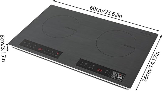 Induction Cooktop, 2600W Induction Cooker, Electric Hot Plate for Cooking Portable Hot Plate Countertop Cooker with Temperature Control