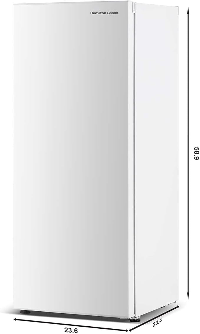 Hamilton Beach HBFRF101OAMZ, 10 cu ft, Upright Freezer, White
