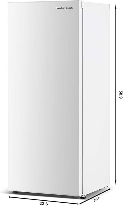 Hamilton Beach HBFRF101OAMZ, 10 cu ft, Upright Freezer, White