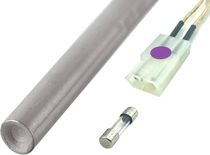 2-Pack Hot Rod Igniter Replacement for Traeger, Pit Boss, Camp Chef & Z Grills, Oklahoma Joe's – Heavy Duty AC Grill Heating Element Replaces 70112 BAC199 KIT0088 PG24-21 16801-20B