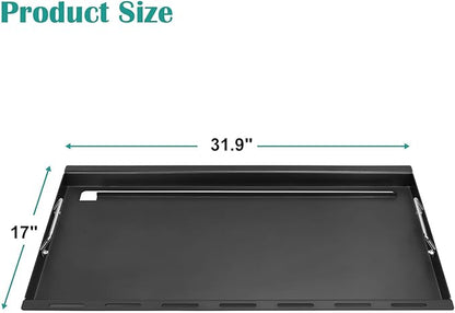Full-Size Griddle Inserts for Nexgrill Home Depot 6 Burner, Flat Top Griddle for Nexgrill 720-0896 720-0896B 720-0896E 720-0896C 720-0898 720-0898A 720-0896BK 720-0896CP Grills