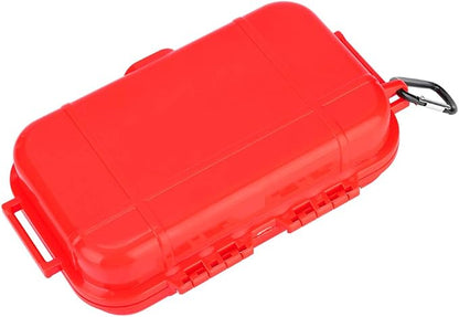 Waterproof Storage Box, Durable Shockproof Airtight Waterproof Case with Removable Rubber Pads for Outdoor Camping Boating Survival Gear