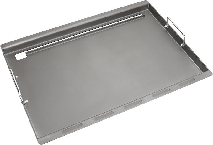 Full Size Griddle for Weber Genesis II Genesis II LX 300 Series, Flat Top Griddle Plate Part Replacement Parts for Weber Genesis II 310/315/325/335, Genesis II LX 340